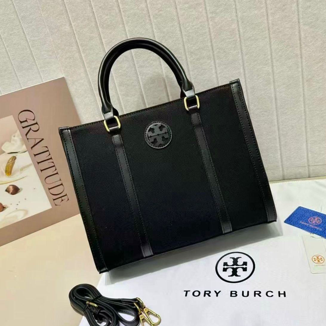 Tory Burch Bag | Blake Canvas Tote Black