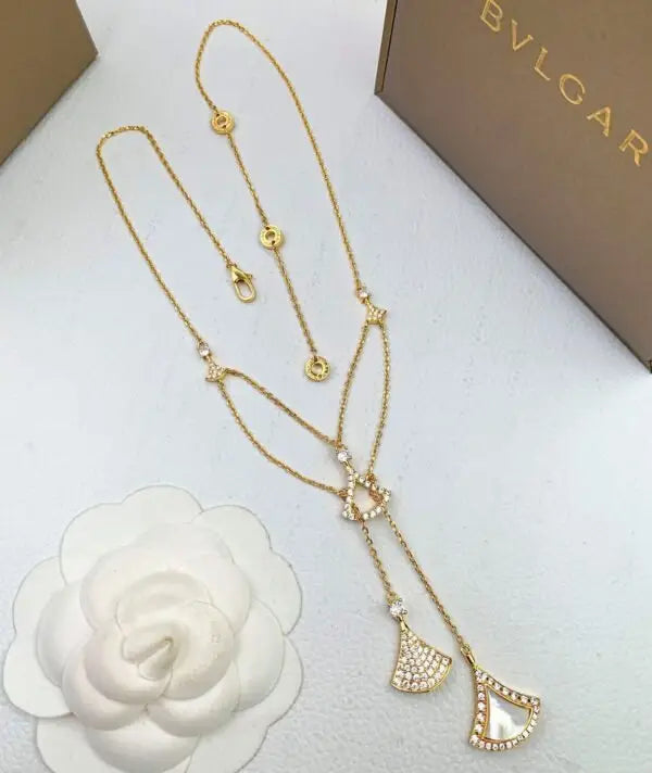 Bvlgari Jewelry | 18K Rose Gold Divas Dream Diamond Necklace