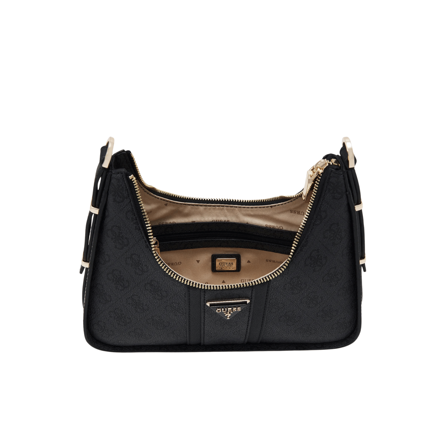 Guess Bag | Noreen Top Zip Shoulder Bag Black