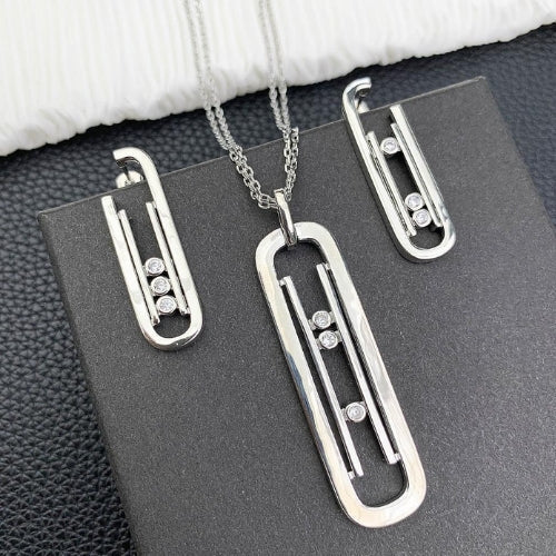Messika Jewelry | Romane Large Set White Gold Diamonds