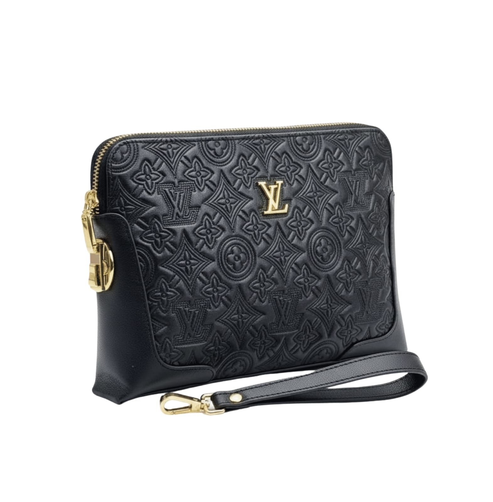 Louis Vuitton Pouch | Black Leather Pouch