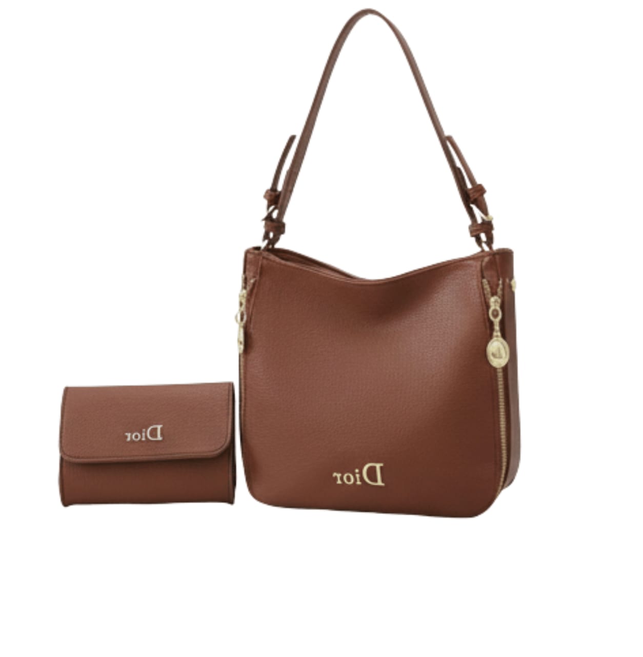 Dior Bag | D-Journey Bag Brown Leather