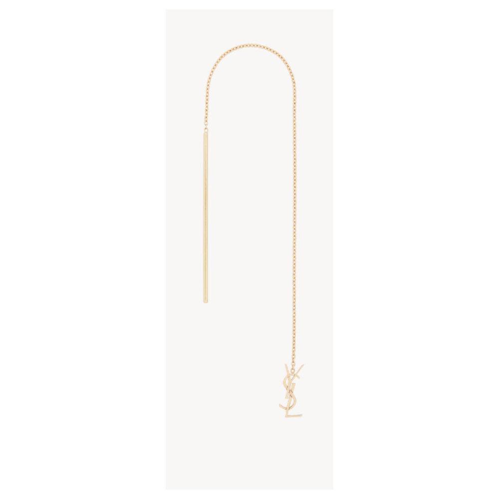 YSL Jewelry | Cassandre Threader Earrings Gold