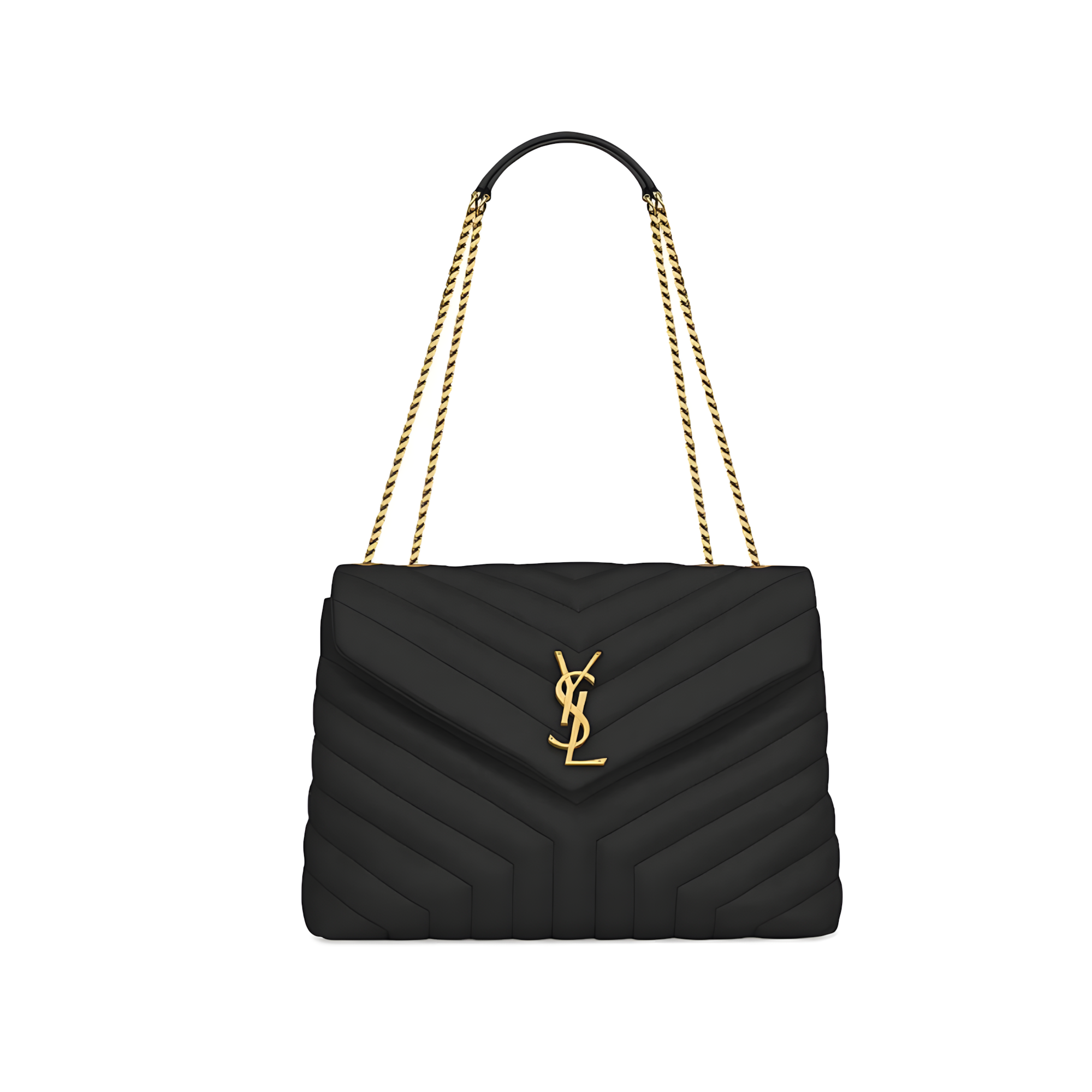 Saint Laurent Bag | Loulou Black Golden