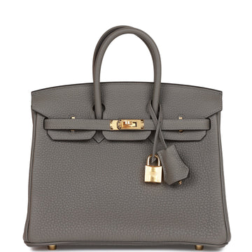 Hermès Bag | Birkin 25 Gris Meyer Togo