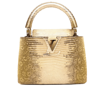 Louis Vuitton Bag | Ćapucines Gold Snake Skin